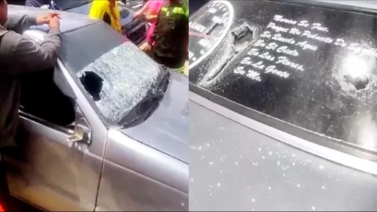 Taxista denuncia agresión por micreros durante paro indefinido