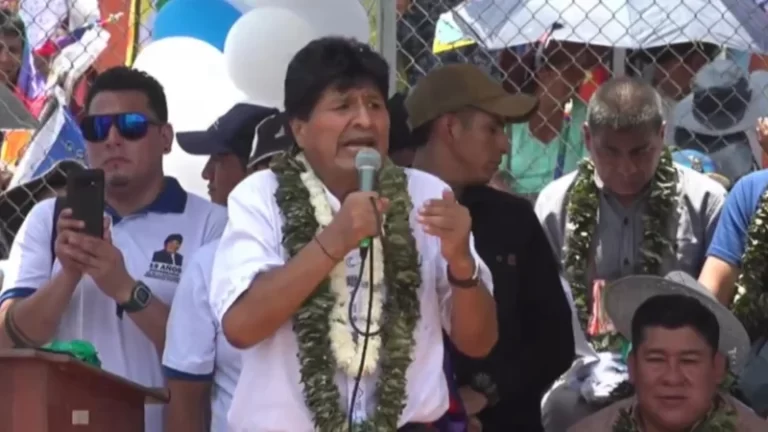 «Con Lucho no hay gasolina, dólar ni comida”, dice Evo Morales contra Luis Arce