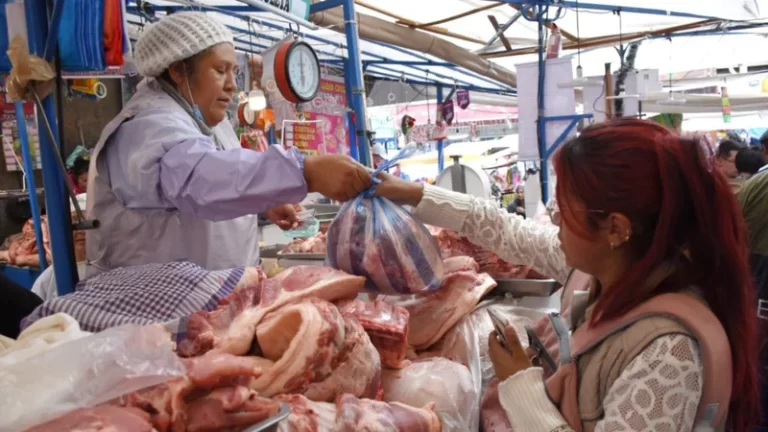 La carne de cerdo por las nubes: el kilo se vende entre Bs 40 y 43 en La Paz
