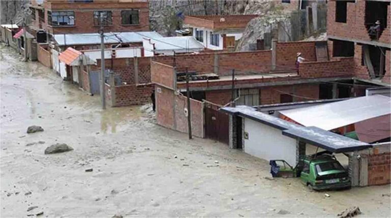 Lluvias afectan a 7 departamentos de Bolivia: 9 muertos, 3 desaparecidos y 200 familias damnificadas