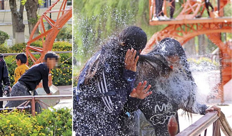 Juego agresivo con agua en Sucre: Alcaldía decomisa globos y aplicará multas de Bs 500