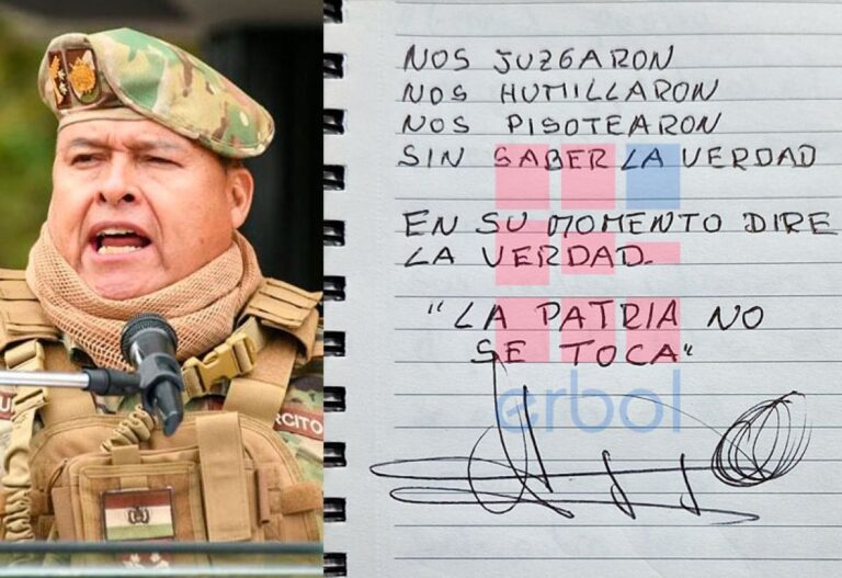 Juan José Zúñiga desde la cárcel: “Lo hice por la patria”