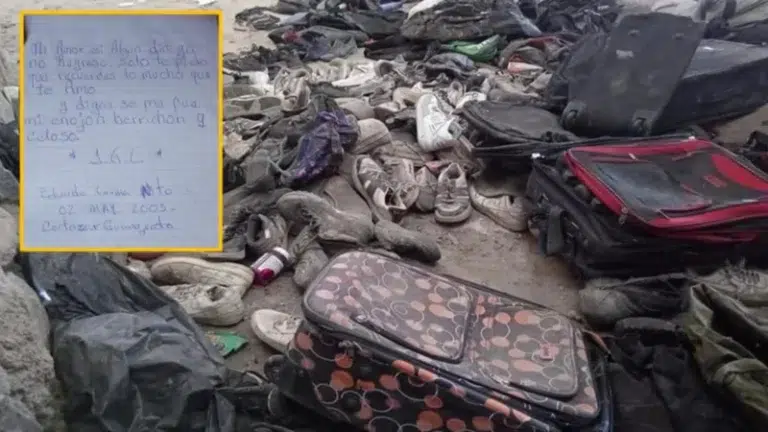 “Si no regreso, recuerda que te amo”: La estremecedora carta hallada en los hornos clandestinos de México