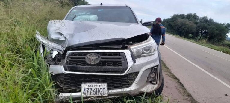 Motociclista pierde la vida en trágico accidente en la Ruta 9, cerca de Tierras Nuevas en Yacuiba