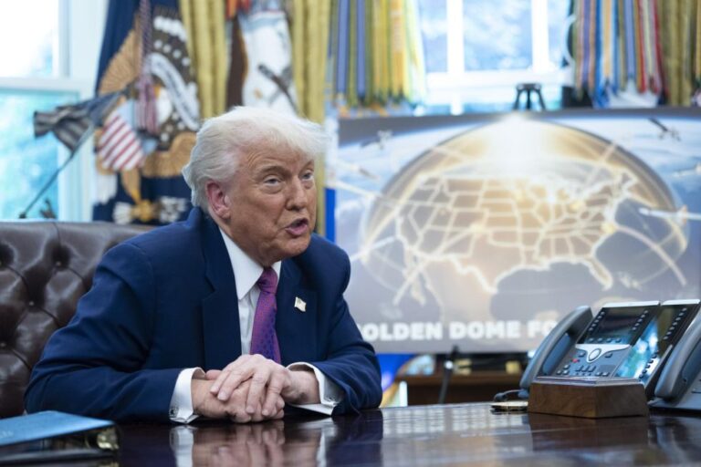Trump estima en 175.000 millones de dólares el costo de la ‘cúpula dorada’ para proteger EE.UU.