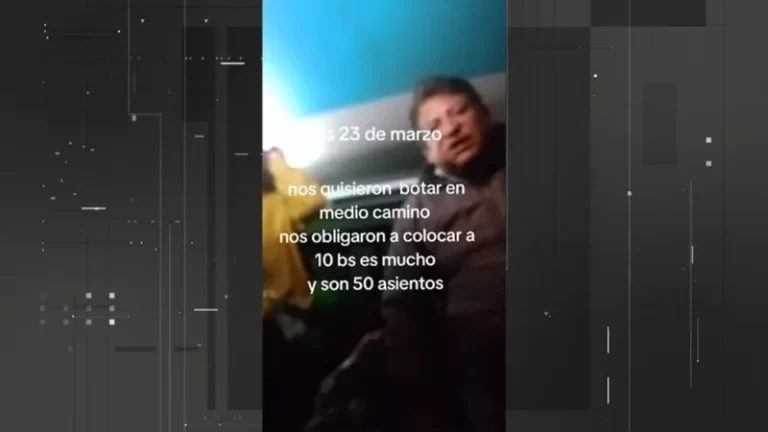 Conductor obliga a pasajeros a pagar 10 bolivianos extra por bloqueos: el abuso quedó registrado en video