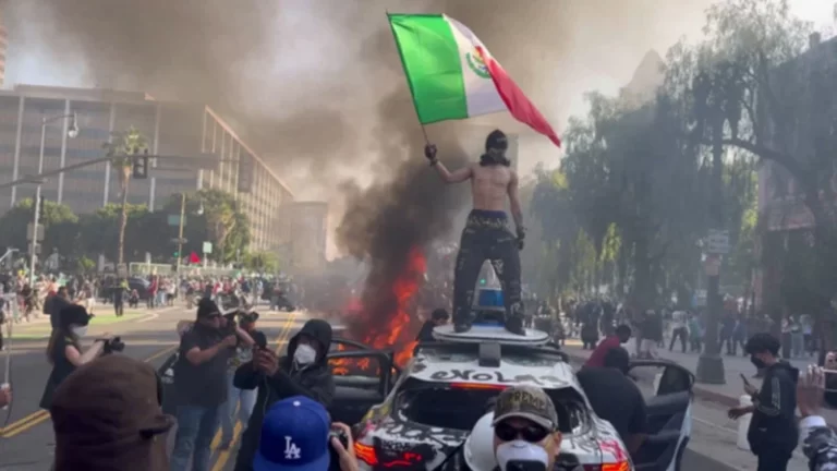 Trump ordena despliegue militar en Los Ángeles ante disturbios por redadas migratorias