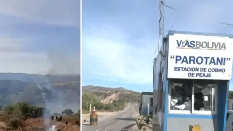 Parotani bajo ataque: saqueos y destrozos dejan en ruinas el peaje y retén