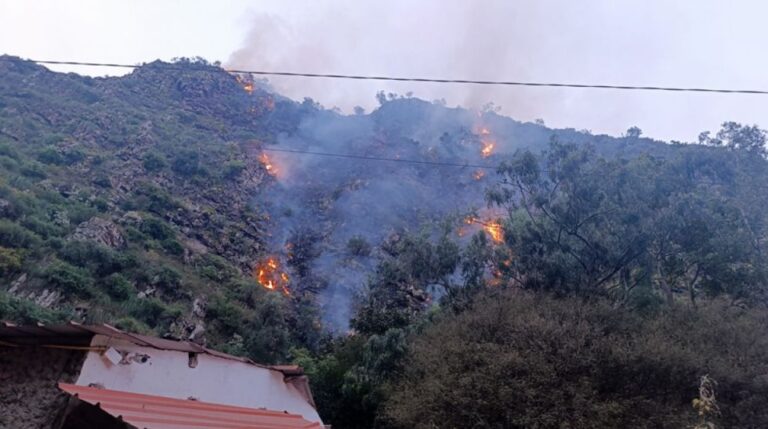 Controlan incendio en Coimata que puso en riesgo las fuentes de agua de Tarija